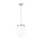 Z-Lite Gideon Pendant, 1-Light, 12.5 In.W x 16 In.H, Brushed Nickel/Etched Opal 1945P12-BN - alternate 8